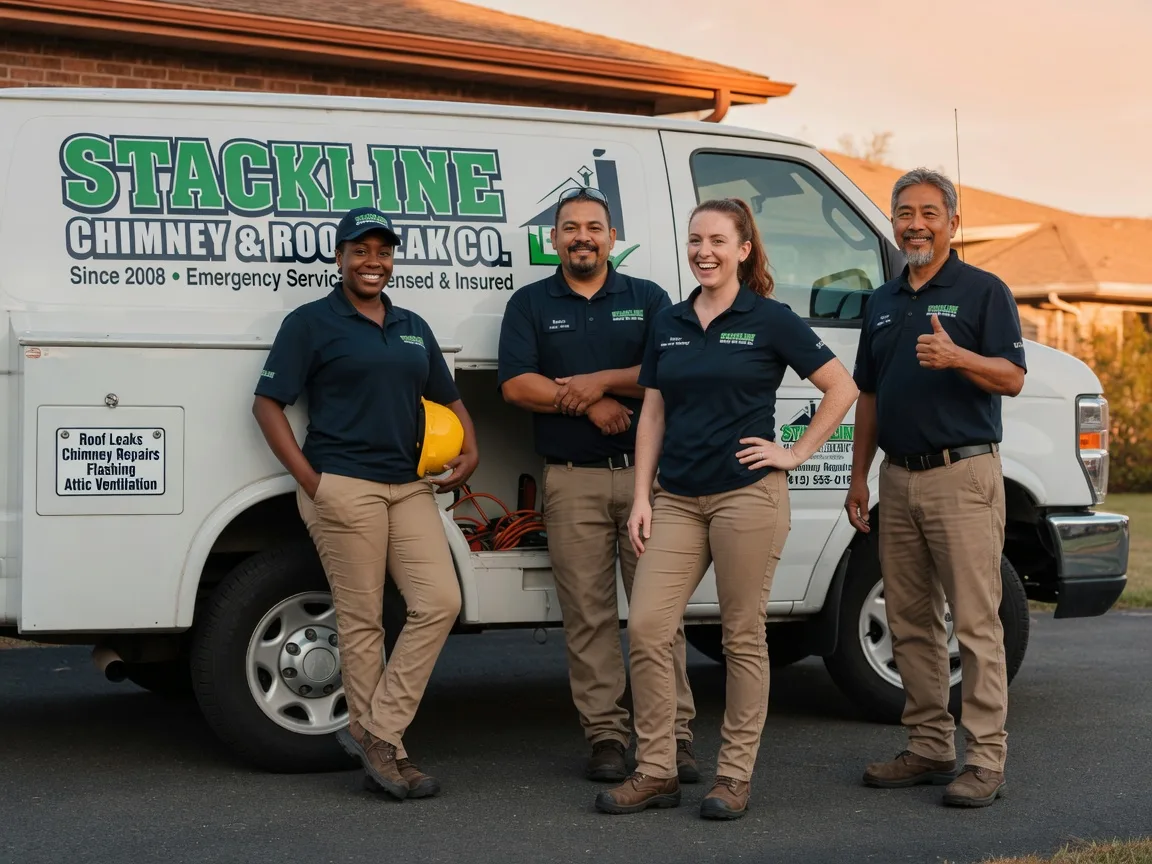 Chimney flashing repair company in Clive, IA